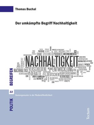 cover image of Der umkämpfte Begriff Nachhaltigkeit